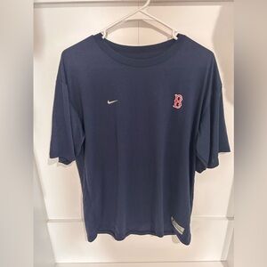 Nike Authentic Boston Red Sox Yoenis Cespedes Team Issued Baseball T-Shirt M
